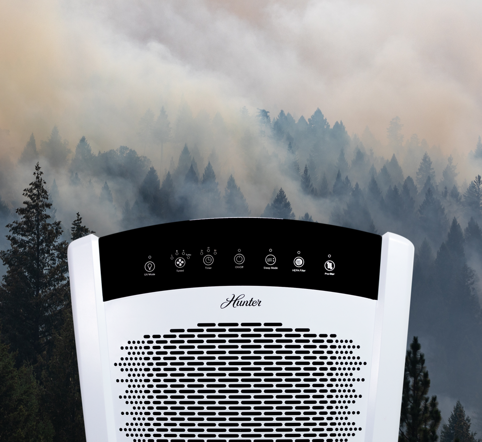 Hunter True HEPA Air Purifiers & Reduction of Wildfire Smokes