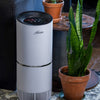 Hunter HP670 Large Tower True HEPA Air Purifier, White in Living Room