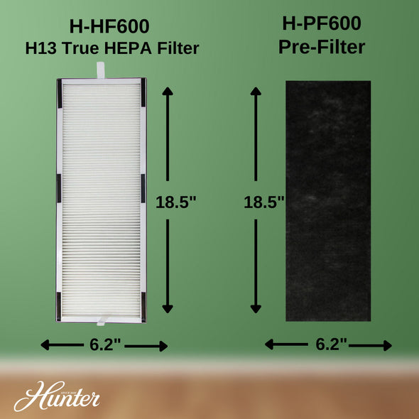 H-HF600-VP Replacement Air Purifier Filter Value Pack
