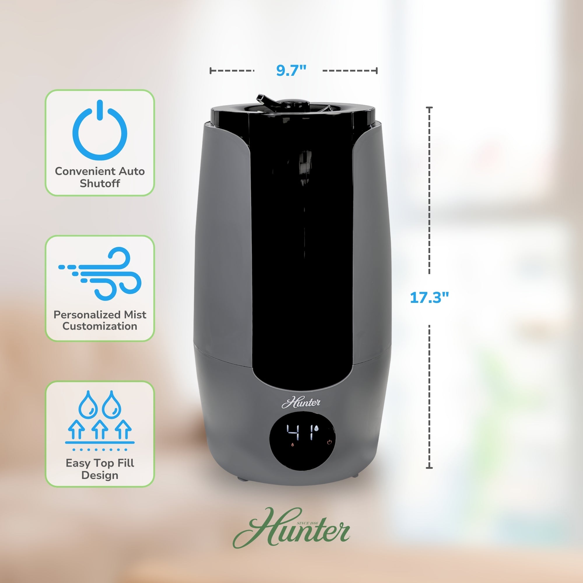 HHU400 Aspire Ultrasonic Humidifier| Hunter Fan Company