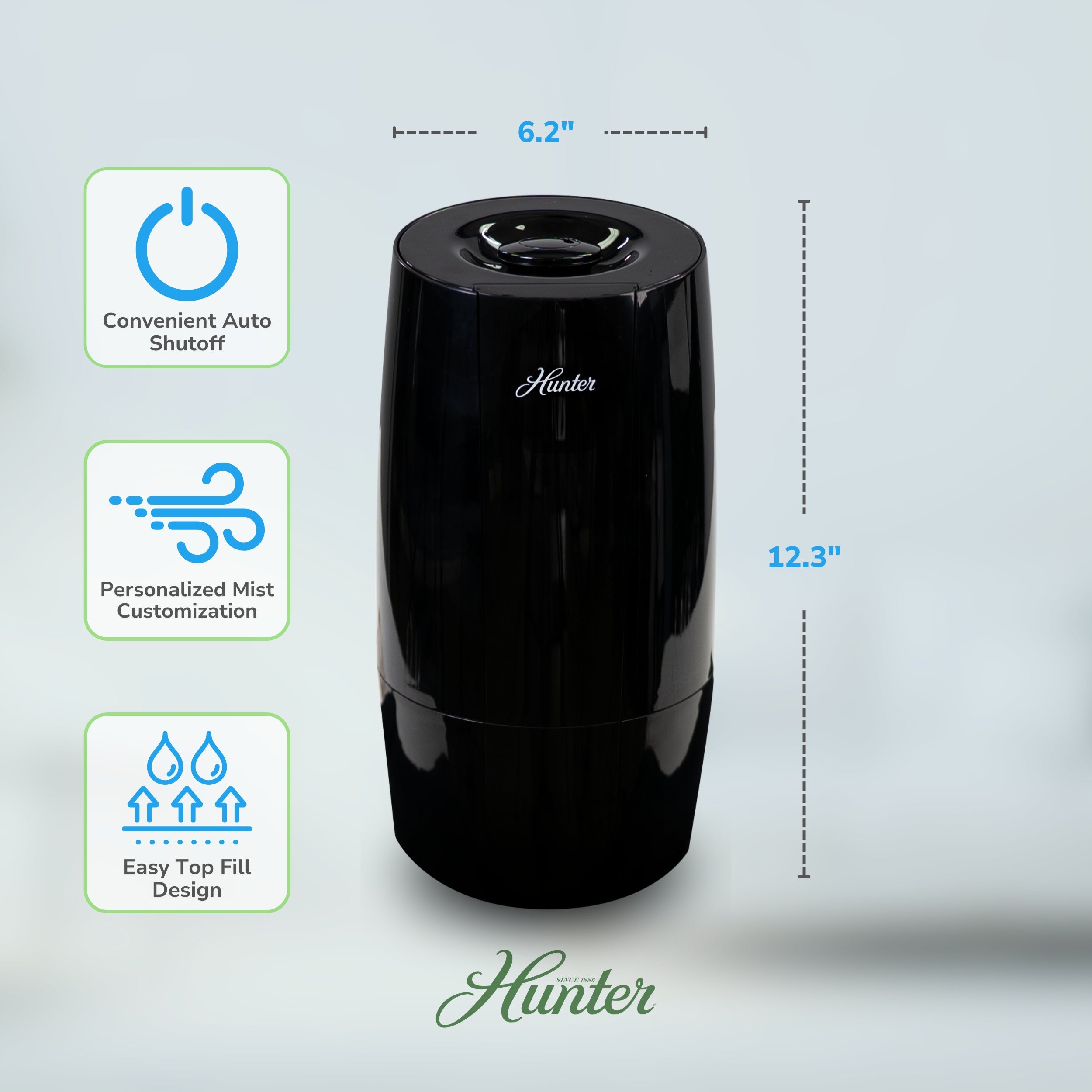 Aspire Cool Mist 0.7 Gal Ultrasonic Humidifier HHU475
