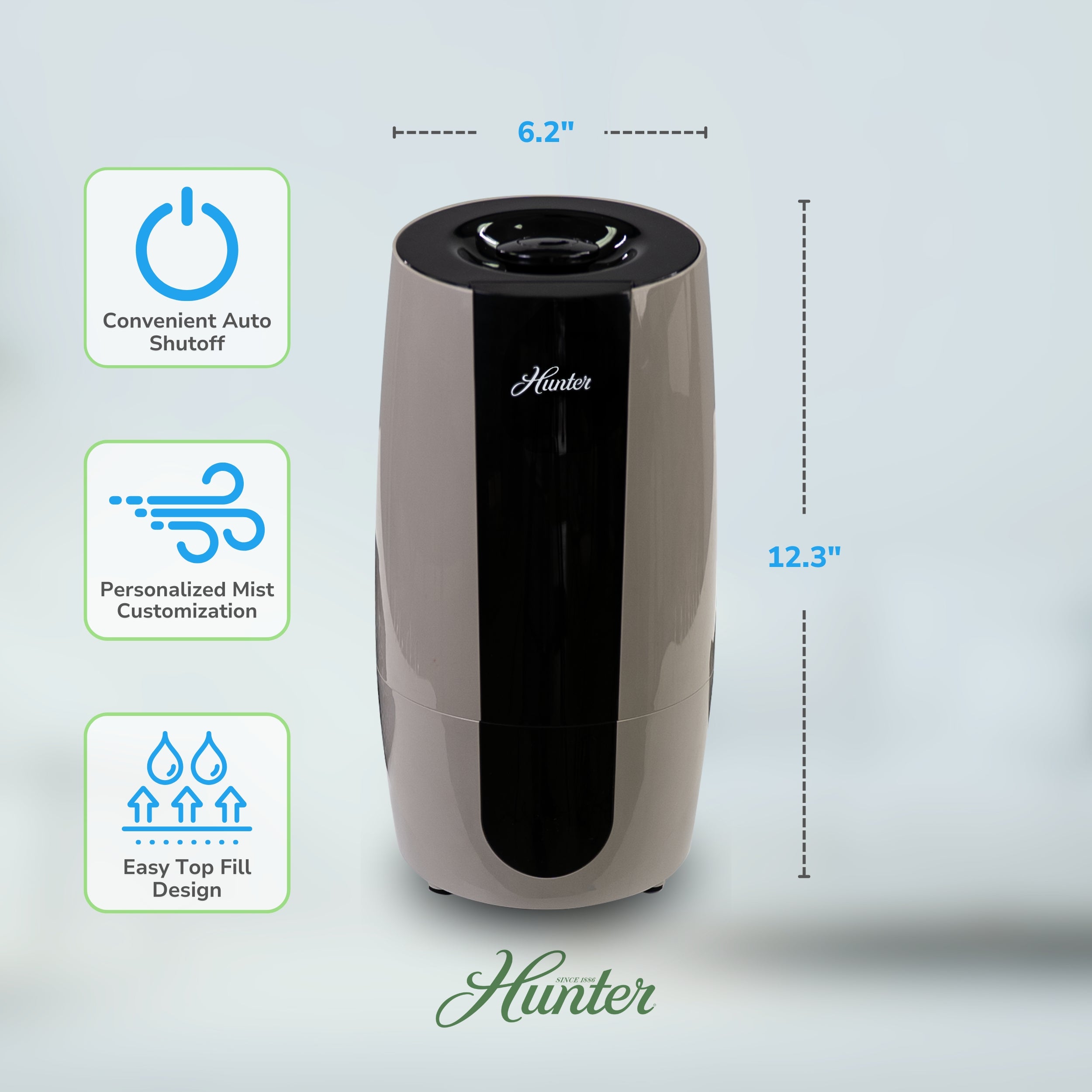 Secret Honey - hunter44 Aspire Cool Mist 0.7 Gal Ultrasonic Humidifier HHU475