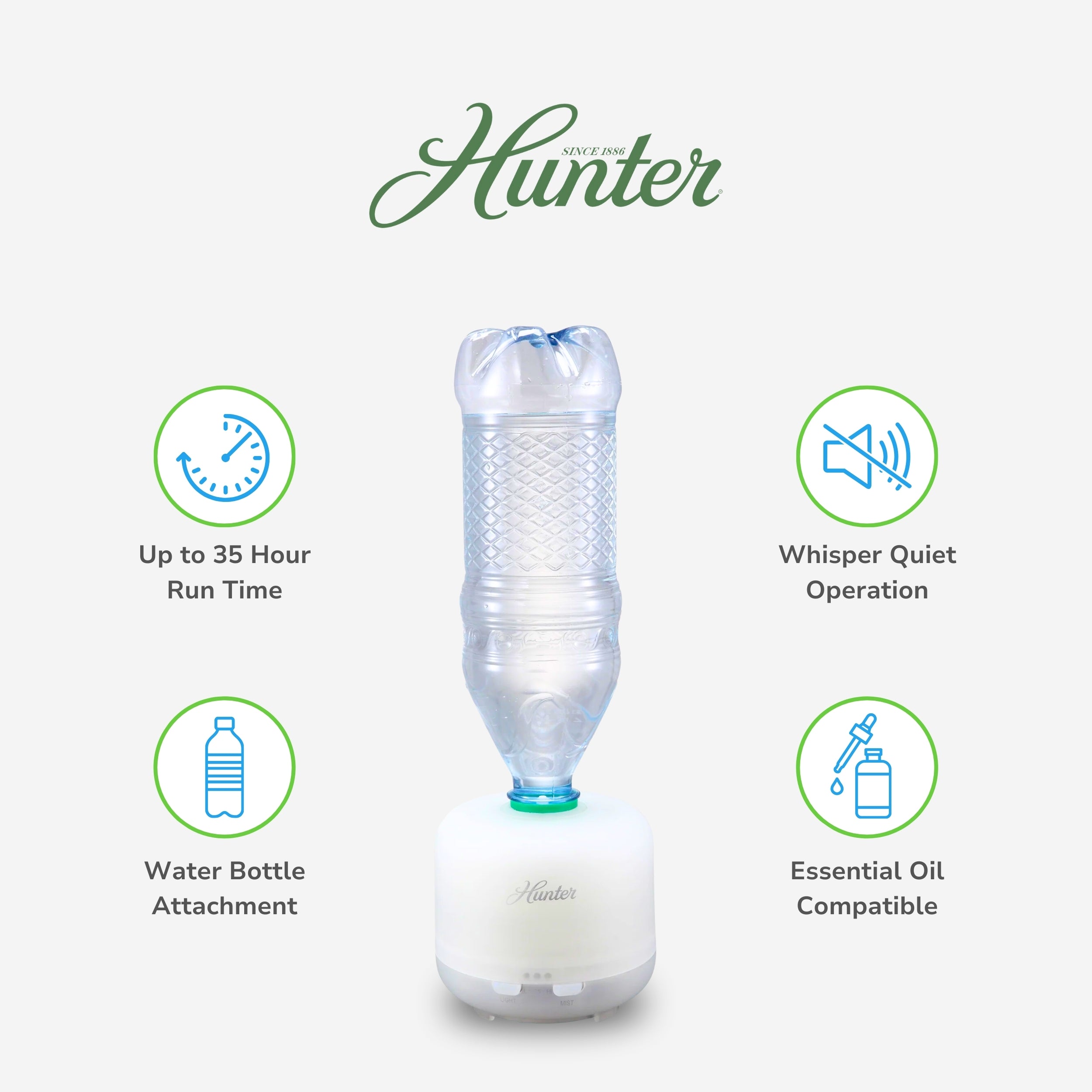 XJ-520 LED Ultrasonic Humidifier | Hunter Fan Company