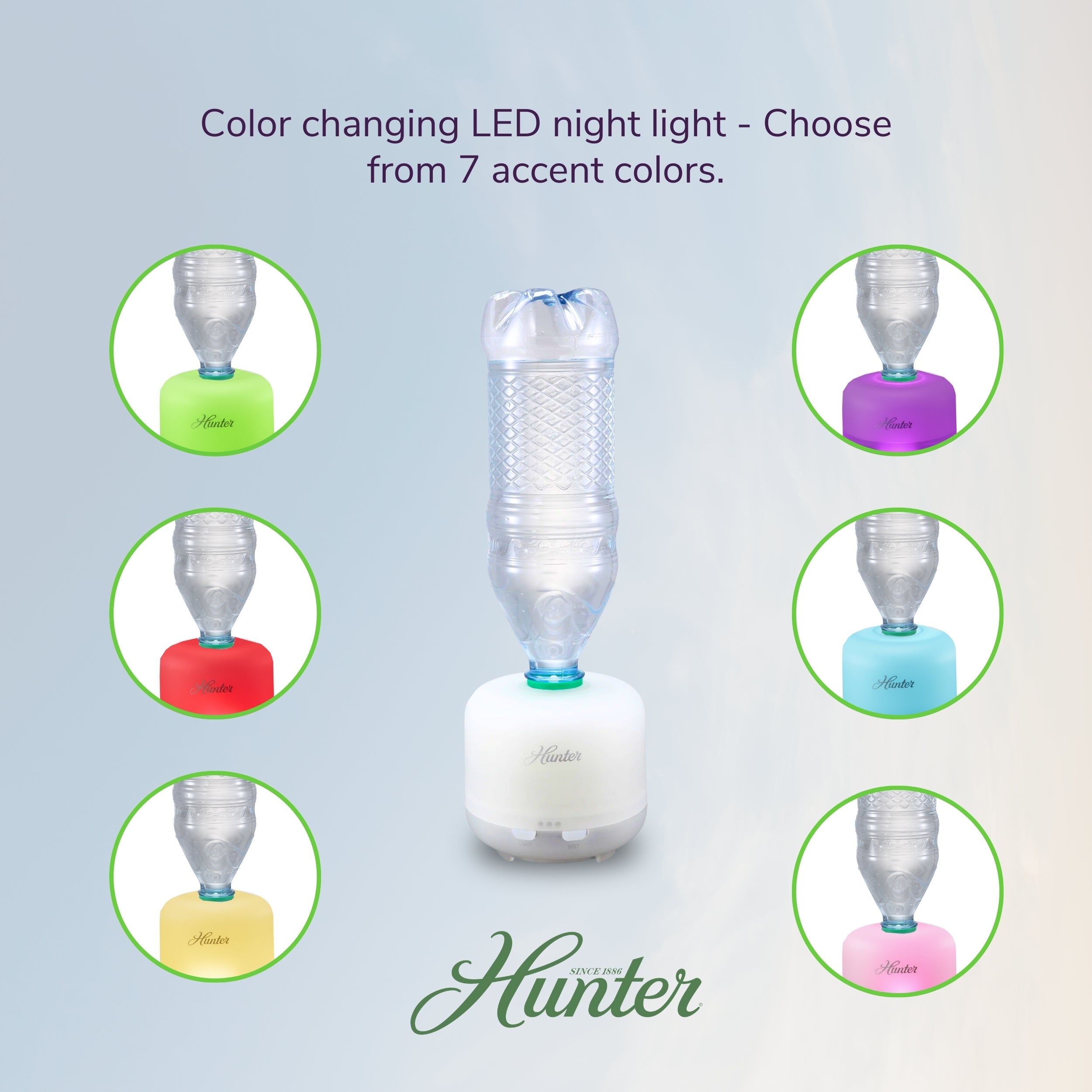 XJ-520 LED Ultrasonic Humidifier | Hunter Fan Company