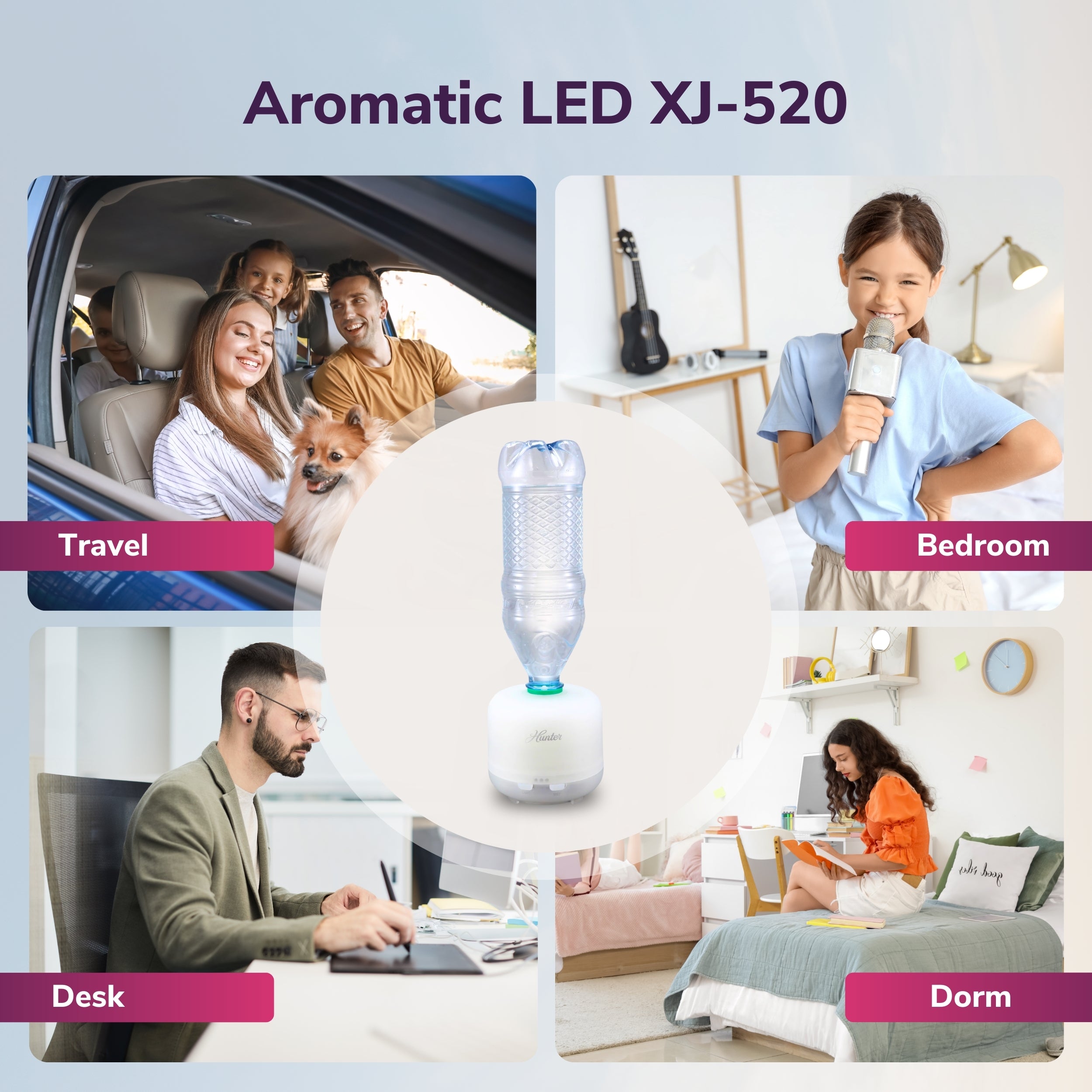 XJ-520 LED Ultrasonic Humidifier | Hunter Fan Company