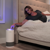 Hunter HP400 Cylindrical Tower Air Purifier for Small Bedrooms