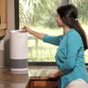 Hunter HP400 Cylindrical Tower Air Purifier for Kitchen Counter